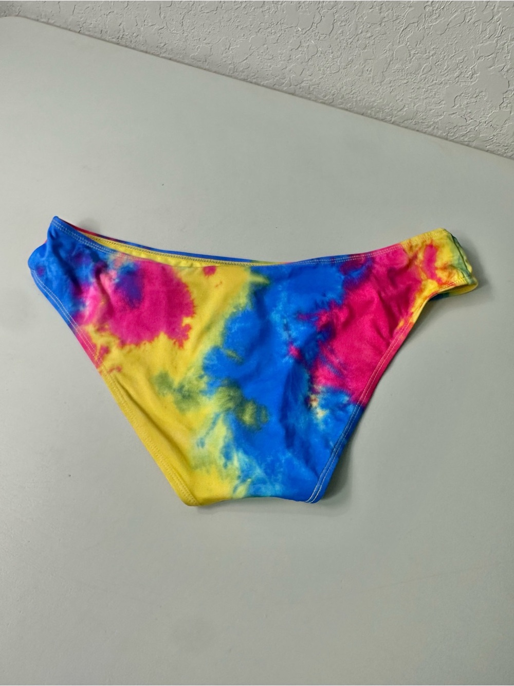 Lucky Brand Women’s Multicolored Tie Dye Boho Retro Vibes Bikini Bottom Size XL - Picture 2 of 6